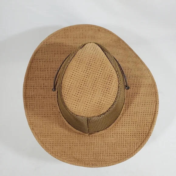 Henschel Hat Company Leather Wrangler Outdoor Explorer Hat Mens